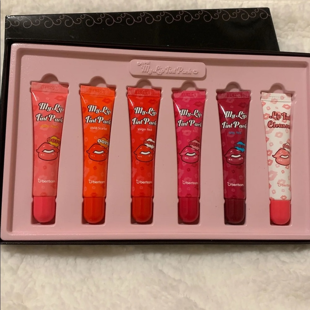 Lipstick tint tattoo